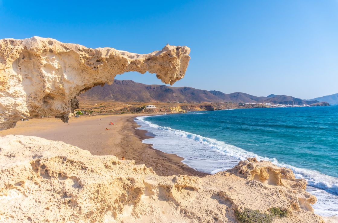 Playa los Escullos en Almería